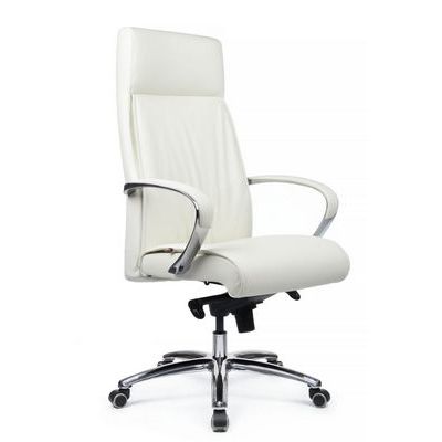 RV Design Gaston 9164 (Белая кожа) Кресло руководителя
