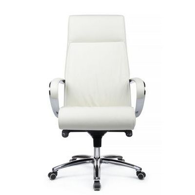 RV Design Gaston 9164 (Белая кожа) Кресло руководителя