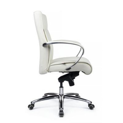 RV Design Gaston-M 9264 (Белая кожа) Кресло руководителя