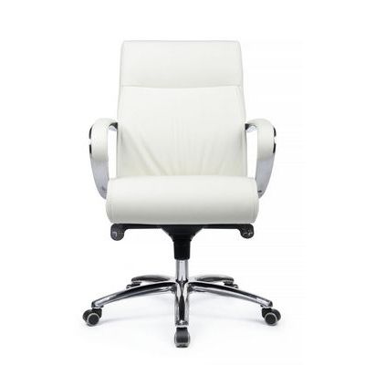 RV Design Gaston-M 9264 (Белая кожа) Кресло руководителя