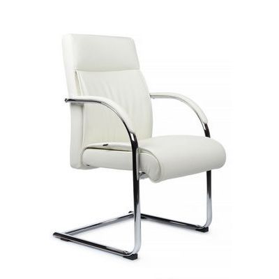 RV Design Gaston-SF 9364 (Белая кожа) Конференц-кресло
