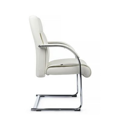 RV Design Gaston-SF 9364 (Белая кожа) Конференц-кресло