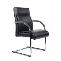RV Design Gaston-SF 9364 (Черная кожа) Конференц-кресло