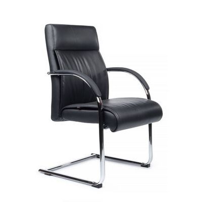 RV Design Gaston-SF 9364 (Черная кожа) Конференц-кресло