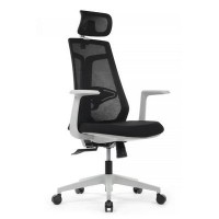 RV Design Gem 6230A-HS (Черная ткань/Черная сетка) Офисное кресло