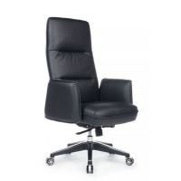 RV Design Grant А885 (Черная экокожа) Кресло руководителя