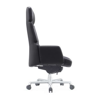 RV Design Lavoro A2411-1 (Черная кожа) Кресло руководителя