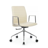 RV Design Lino B2410 (Бежевая экокожа) Кресло руководителя