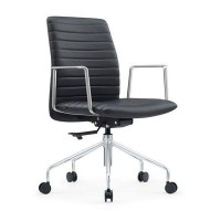 RV Design Lino B2410 (Черная экокожа) Кресло руководителя