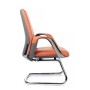 RV Design Napoli-SF YZPN-YR022 (Оранжевая/Серая кожа) Конференц-кресло
