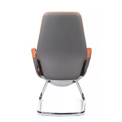 RV Design Napoli-SF YZPN-YR022 (Оранжевая/Серая кожа) Конференц-кресло
