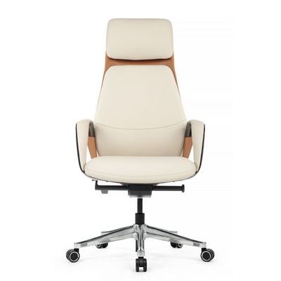 RV Design Napoli YZPN-YR020 (Бежевая/Кэмел кожа) Кресло руководителя