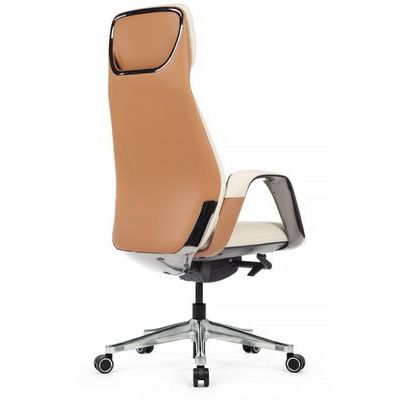 RV Design Napoli YZPN-YR020 (Бежевая/Кэмел кожа) Кресло руководителя