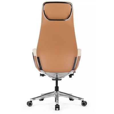 RV Design Napoli YZPN-YR020 (Бежевая/Кэмел кожа) Кресло руководителя