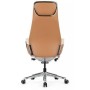 RV Design Napoli YZPN-YR020 (Бежевая/Кэмел кожа) Кресло руководителя