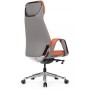 RV Design Napoli YZPN-YR020 (Оранжевая/Серая кожа) Кресло руководителя