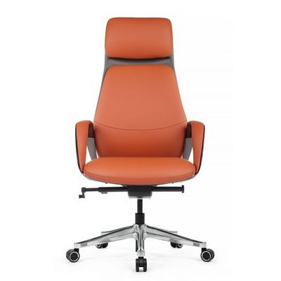 RV Design Napoli YZPN-YR020 (Оранжевая/Серая кожа) Кресло руководителя