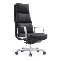 RV Design Newman A2415 (Черная кожа) Кресло руководителя