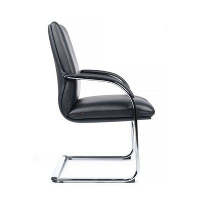 RV Design Pablo-CF C2216-1 (Черная кожа) Конференц-кресло