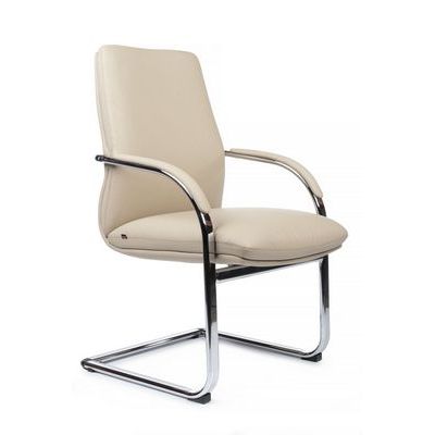 RV Design Pablo-CF C2216-1 (Светло-бежевая кожа) Конференц-кресло