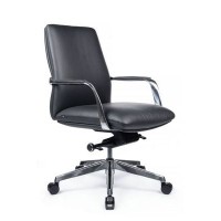 RV Design Pablo-M B2216-1 (Черная кожа) Кресло руководителя