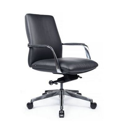 RV Design Pablo-M B2216-1 (Черная кожа) Кресло руководителя