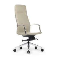 RV Design Plaza FK004-A13 (Светло-серая кожа) Кресло руководителя