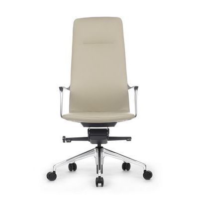RV Design Plaza FK004-A13 (Светло-серая кожа) Кресло руководителя
