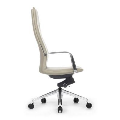 RV Design Plaza FK004-A13 (Светло-серая кожа) Кресло руководителя