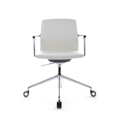RV Design Plaza-M FK004-В12 (Белая кожа) Кресло руководителя