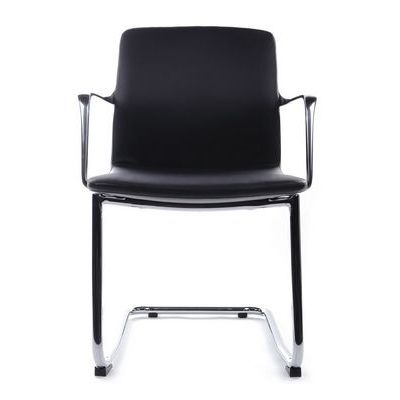 RV Design Plaza-SF FK004-С11 (Черная кожа) Конференц-кресло