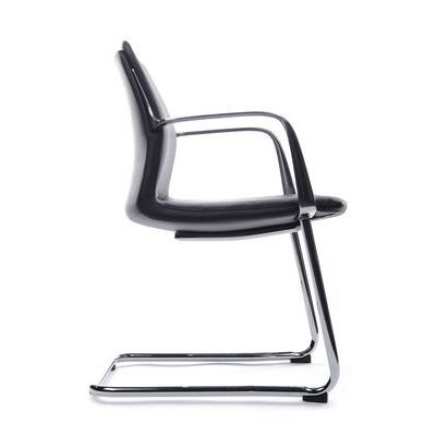 RV Design Plaza-SF FK004-С11 (Черная кожа) Конференц-кресло