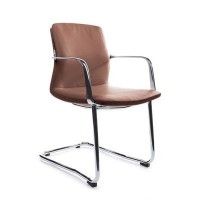 RV Design Plaza-SF FK004-С11 (Светло-коричневая кожа) Конференц-кресло