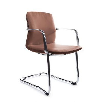 RV Design Plaza-SF FK004-С11 (Светло-коричневая кожа) Конференц-кресло