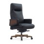 RV Design Rafael A2119 (Черная кожа) Кресло руководителя