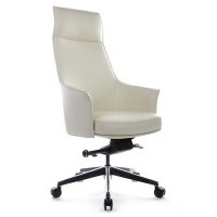 RV Design Rosso А1918 (Кремово-белая кожа) Кресло руководителя