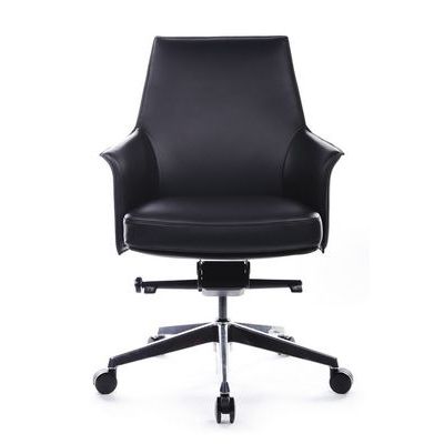 RV Design Rosso-M B1918 (Черная кожа) Кресло руководителя