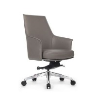 RV Design Rosso-M B1918 (Серая кожа) Кресло руководителя
