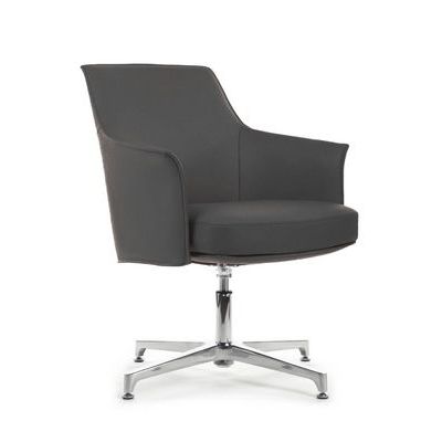 RV Design Rosso-ST C1918 (Серая кожа) Конференц-кресло