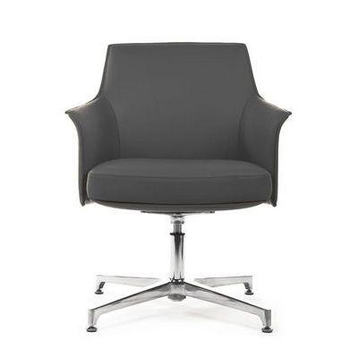 RV Design Rosso-ST C1918 (Серая кожа) Конференц-кресло