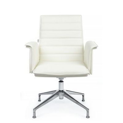 RV Design Rubens-ST C1819-2 (Белая кожа) Конференц-кресло