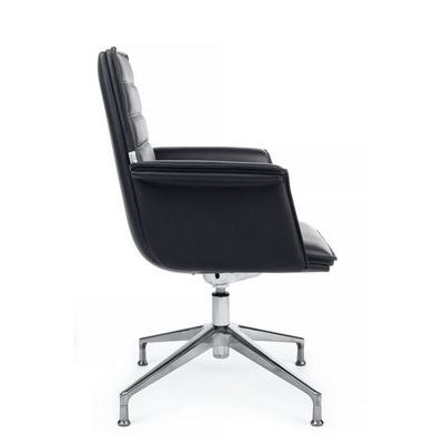 RV Design Rubens-ST C1819-2 (Черная кожа) Конференц-кресло