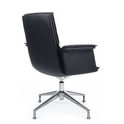 RV Design Rubens-ST C1819-2 (Черная кожа) Конференц-кресло