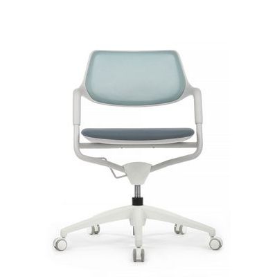 RV Design Scroll HY-813D (Серая ткань/Голубая сетка) Офисное кресло