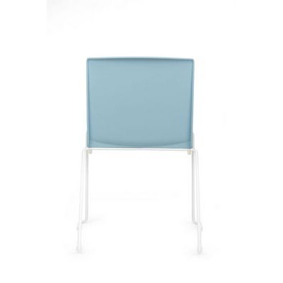 RV Design Simple X-19 (Голубая ткань/Белый каркас) Конференц-кресло