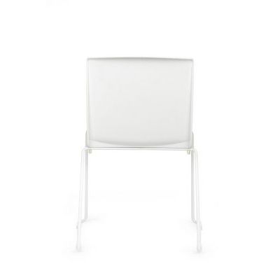 RV Design Simple X-19 (Розовая ткань/Белый каркас) Конференц-кресло