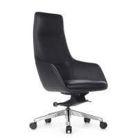 RV Design Soul A1908 (Черная кожа) Кресло руководителя