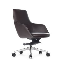 RV Design Soul-M B1908 (Темно-коричневая кожа) Кресло руководителя