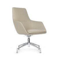 RV Design Soul-ST С1908 (Светло-серая кожа) Конференц-кресло