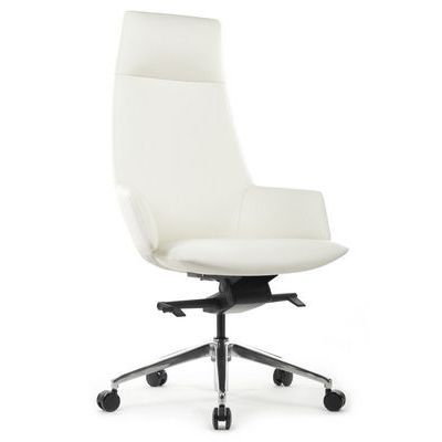 RV Design Spell А1719 (Белая кожа) Кресло руководителя